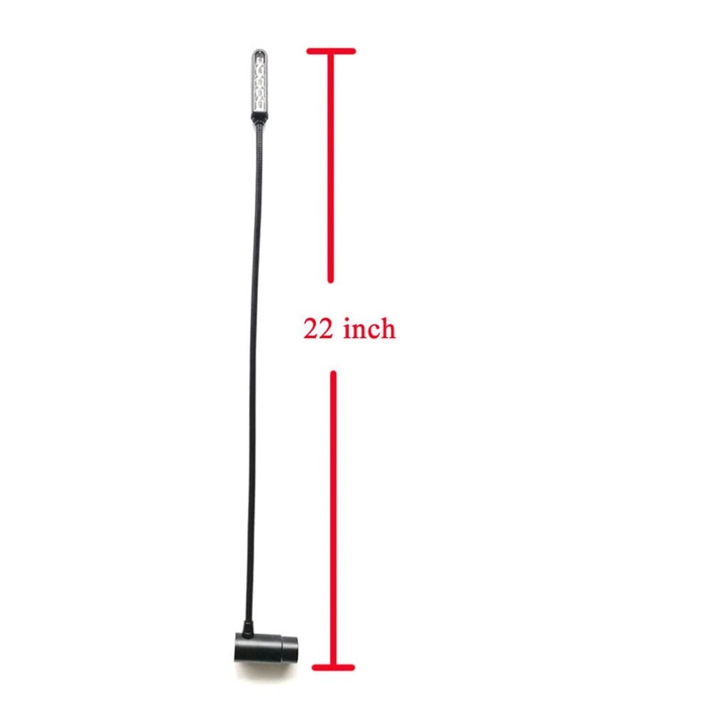 JXRYWF 22 inch XLR 4pin LED gooseneck Light Studio Mixer