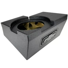 Mega bass Silverado Sierra 19-24 Crew Cab Subwoofer Box Enclosure Single Woofer 1x10"