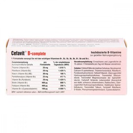Cefavit B-complete film-coated tablets