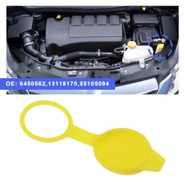 Pack of 2 lids for windscreen washer system 6450562 13118170 55105094 compatible with Corsa D/Astra H/Zarifa B ice cube stopper made of plastic