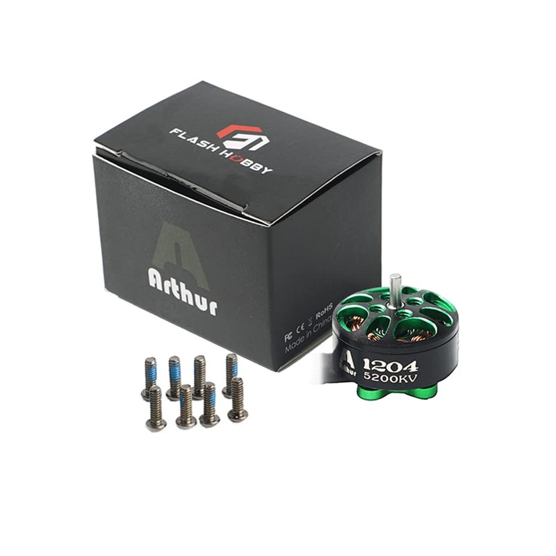 4PCS Arthur 1204 5200kv 3100KV 2500KV 2-4S Brushless Motor Mini