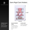 Platinum Protectors Semi-Rigid Card Holders for Graded Card Submissions for