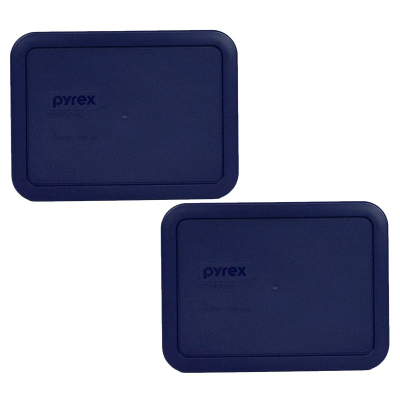 Pyrex 9 Piece Blue Lid Set for Pyrex 7202, 7200,