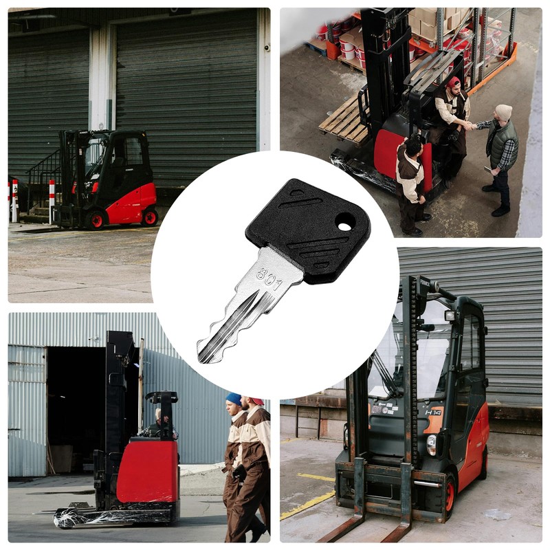 Stapler Key 801 for Linde Forklift - Construction Machinery Key