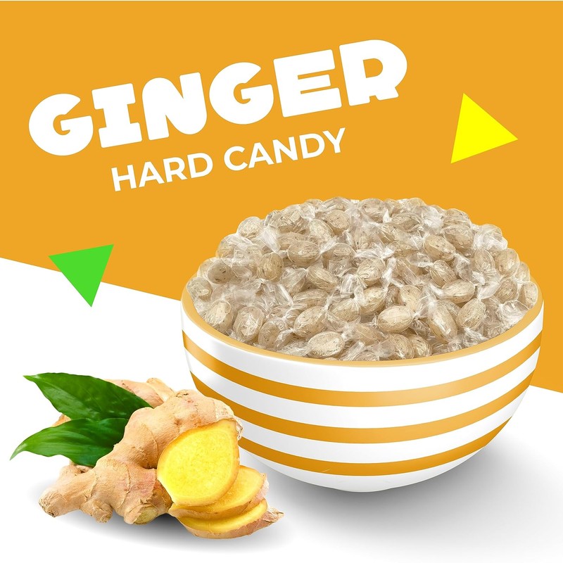 Ginger Candy | 1 Lb Bag - Approx. 90 Count
