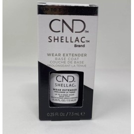 CND Shellac UV Wear Extender Smoothing Base Coat .25 oz