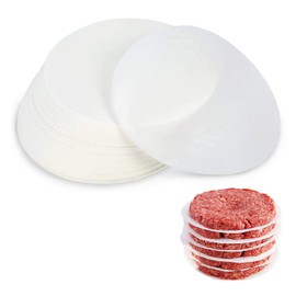 Pack of 500 Burger Papers, 15 cm, Burger Paper, Non-Stick Burger Paper, Round Parchment Paper, Burger Papers for Burger Press, Burger Papers for Patties, Hamburgers, Cheeseburgers, 15 x 15 cm