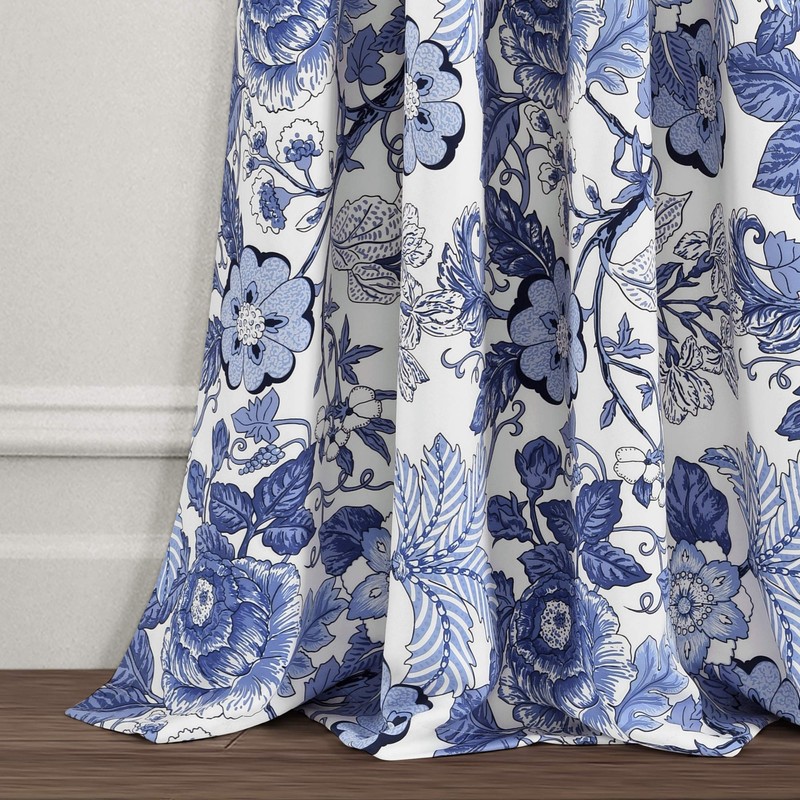 Lush Decor Sydney Light Filtering Window Curtain Panels, Pair, 52"
