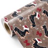 WRAPAHOLIC Dog Christmas Wrapping Paper Roll - Mini Roll -