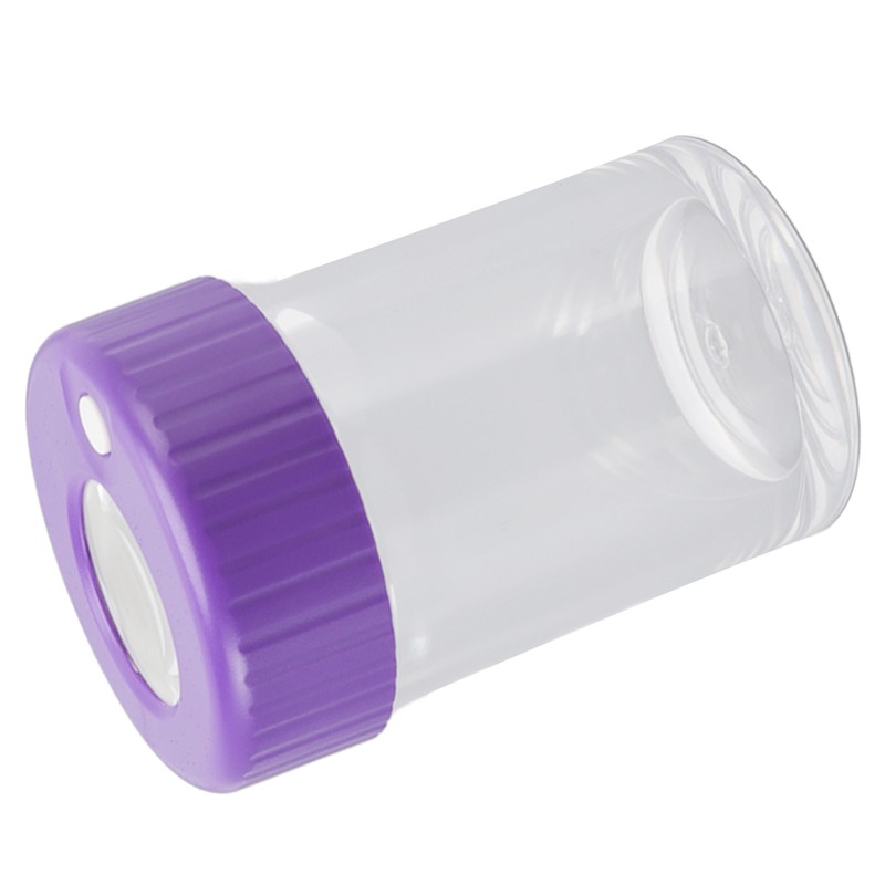 Magnifying Viewing Jar Multifunction Waterproof Magnifying Glass Storage Jar with
