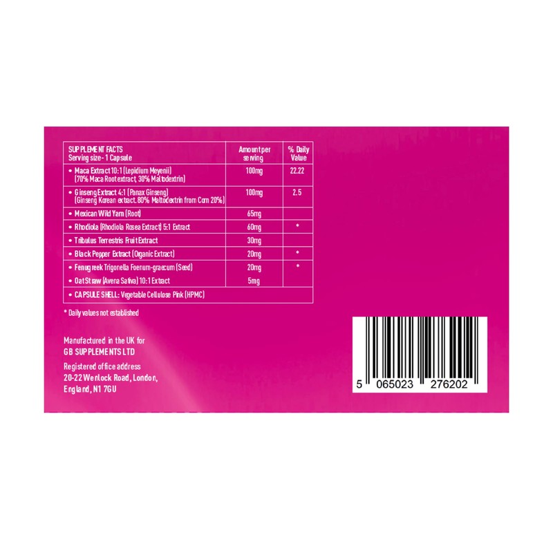 10 x 400mg NEW Advanced Formula -Ultra Pink Premium Female