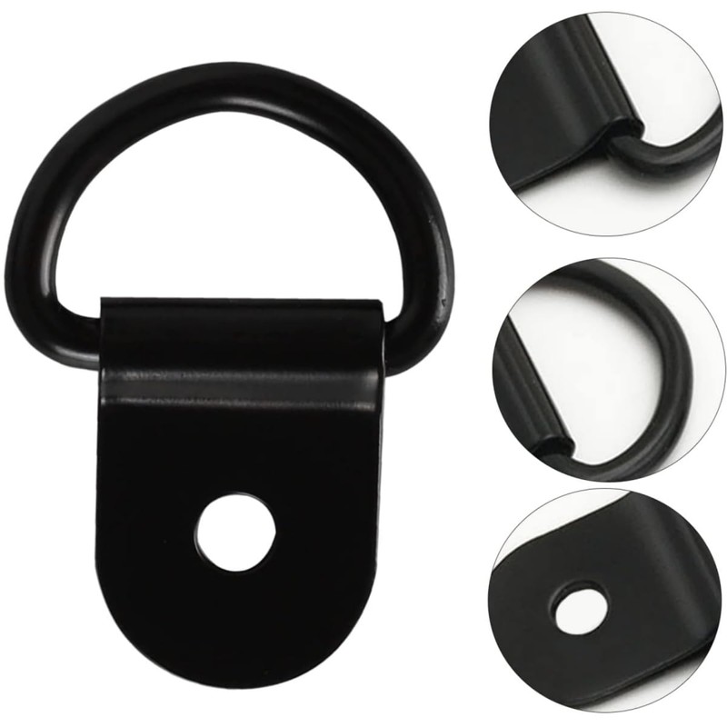 LiJuanWang 10 x D Ring Fasteners, 36 x 25 mm,