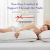 HOMELAB Cooling Adjustable Body Pillow (20x54) with White Bamboo Viscose