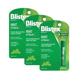 UnKnown Blistex Lip Balm Stick Type Mint × 4.25g × 3 / 블리스텍스 립밤 스틱형 민트 × 4.25g × 3개
