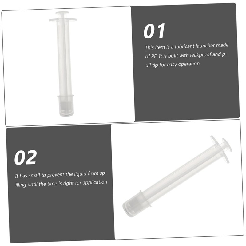 FOMIYES 24pcs Gel Tube Internal Applicators for Women Disposable Gynecological