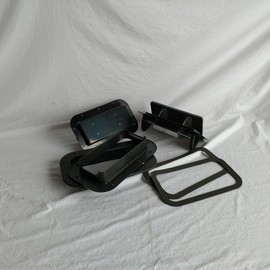 Horse Cargo Enclosed Trailer Roof Vent 1 Pair Black Aluminum Low Profile Air Flow 2 Ea.- Trim Rings & Gaskets. Bi-Directional lid operation, lid forward or reverse.