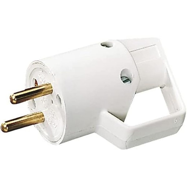 Lébénoïd - Plug 2P+T 16A IP40 with Ring - White