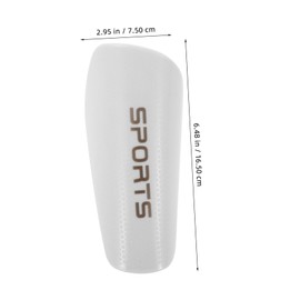 BIUDECO 2pcs Calf Braces for Football Professional Shin Protectors Ergonomic Shin Guards for Teens Durable Sports Protective Gear Comfortable Daily Use Leg Guards