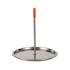 BBQ Vertical Skewer, 8.27"x7.88"(21x20cm) Stainless Steel Barbecue Spit Skewer Grill, Durable Vertical Grilling Rack Meat Spit for Steak, Chicken, Fish, Turkey, Kebab, for Home and Outdoor Use