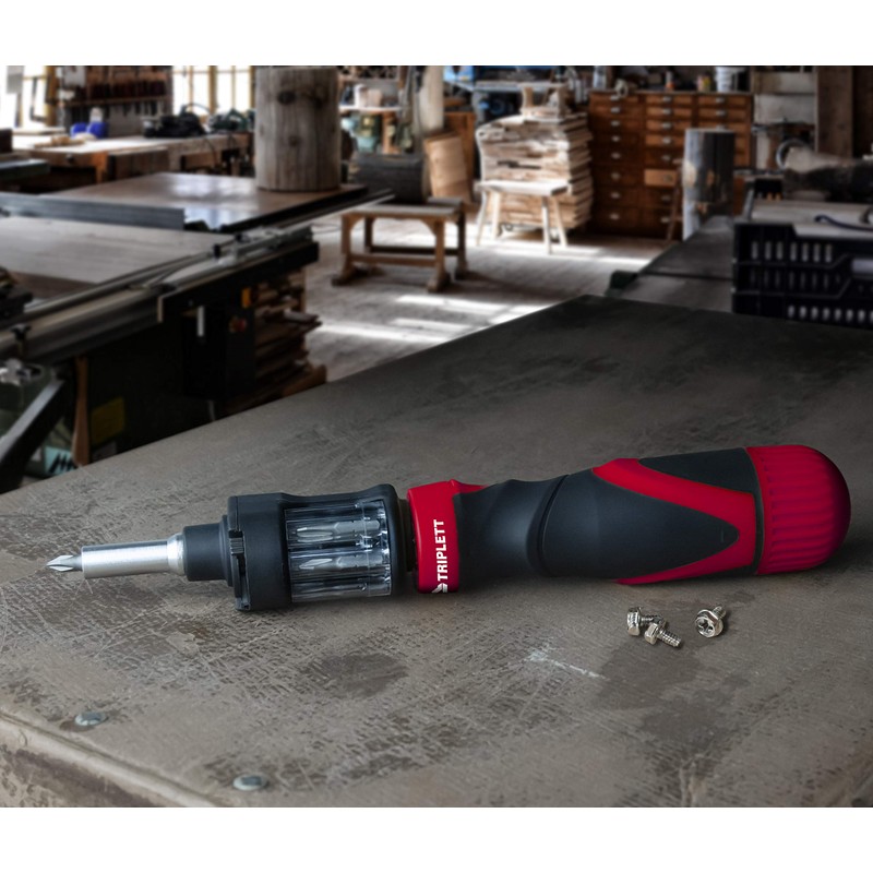 Triplett TPAL-X Professional Autoloader 12-in-1 Multi-Bit Ratcheting Screwdriver