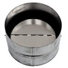 Vent Systems 6" Inch Backdraft Damper – Galvanized Steel Inline