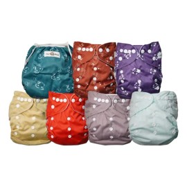 Paquete B 6 Pañales De Tela Dana Banana  1 Traje De Baño                                                                                              