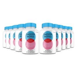Smooth Biotic Supplement for Skin and Gut, SmoothBiotic Capsules (10 Pack)