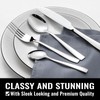 HIWARE 48-Piece Silverware Set with Steak Knives for 8, 18/8