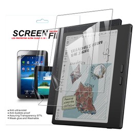 MEMELOKA Protective Film for BOOX Tablet Go Color 7 Gen 2/Go Color 7/Go 7 7 Inch, [Pack of 2] Soft PET Screen Protector with 3D Full Coverage, Ultra Thin Anti-Fingerprint Screen Protector