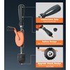 Housolution Hand Drill - 3/8" (10mm) Capacity Hand Drill with