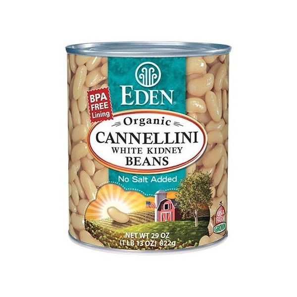 Eden Cannellini Beans White Kidney Organic 822g