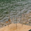 Folding Campfire Grill Camping Fire Pit Portable Wood Burning Bonfire
