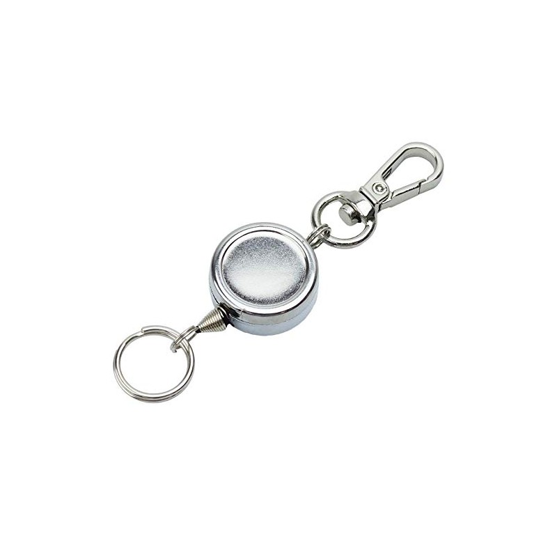 KOYOKOMA Key Reel, Small Reel, Carabiner, Lightweight, Keyring, Key Chain,