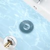 Qrity Sink Drain Plug Stopper, Push Pop-Up Click Clack Plug