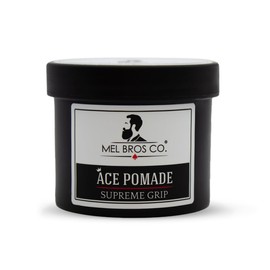 MEL BROS CO - ACE POMADE - POMADA SUPREME GRIP 4oz - Base Agua Fijación Suprema Biotina Queratina