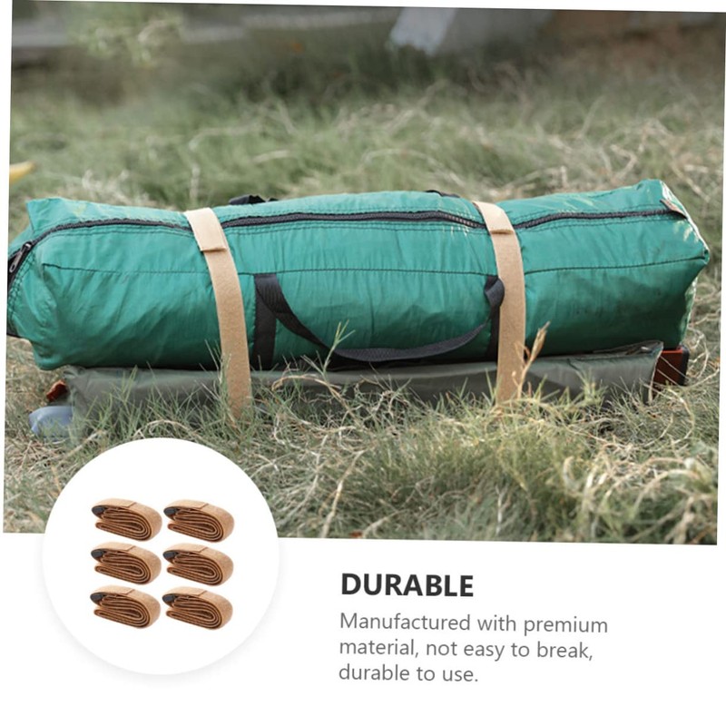 Sosoport 12pcs Cargo Binding Belts for Camping and Travel Fastening