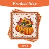 20Stück Servietten Herbst Deko,33 x 33cm Tischdeko Herbst Servietten Herbstmotiv