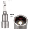 Saipor 5 Pieces 1/4 Inch Hex Shank Socket Wrench Set
