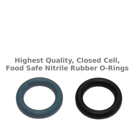 (10 sets) COLOR CODED ORing Set - Cornelius Keg Ball Lock Connectors for Homebrew Kegs by Captain O-Ring