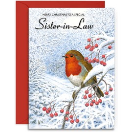 Olivia Samuel Sister in Law Christmas Card - Medium Sized Card