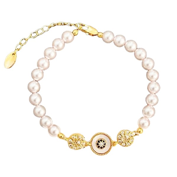 Gold Plated Bracelet for Women, Adjustable 14K Gold Plated Dainty