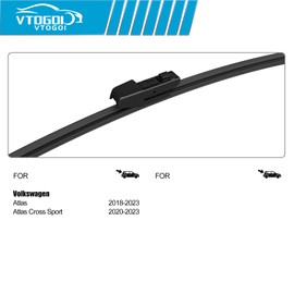 VTOGOI® 12" Rear Wiper Blades Replacement for Volkswagen Atlas 2018 2019 2020 2021 2022 2023 Atlas Cross Sport 2020 2021 2022 2023 Rear Windshield Wiper Blades