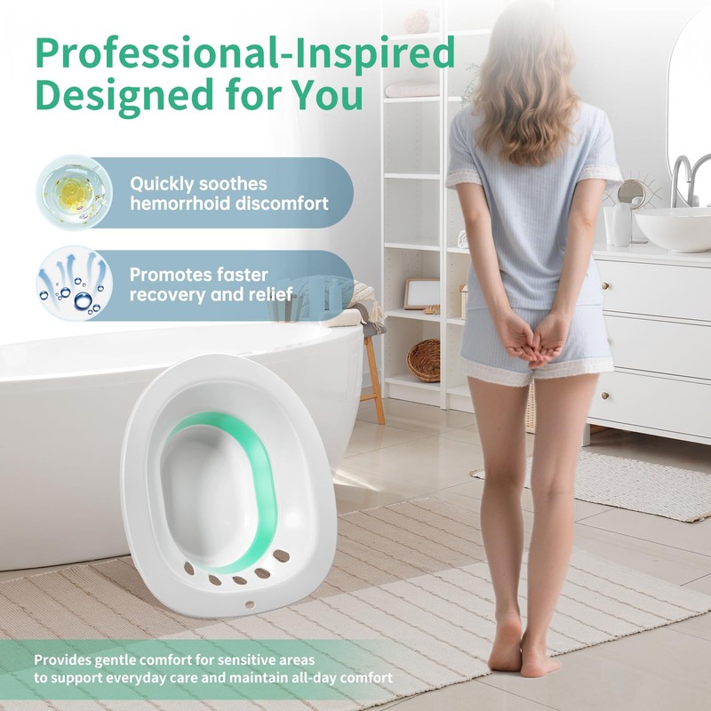 RUGUO Sitz Bath for Toilet Seat - Yoni Steam Seat