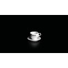 Bristot Porcelain Latte Cups with Saucers | Premium Collection Dolomit