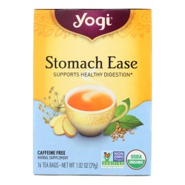 UD_Yogi Organic Stomach Ease Herbal Tea - 16 Tea Bags - Case Of 6