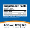 Nutricost Vitamin B2 (Riboflavin) 400mg, 120 Capsules - Gluten Free,