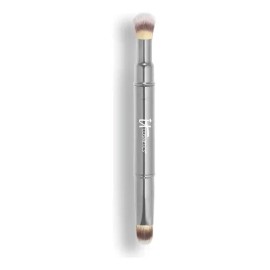 It Cosmetics Heavenly Luxe Dual Airbrush Concealer Brush #2 - Brocha Doble para Corrector, Acabado Difuminado y Natural sin Marcas, Vegana y Suave par