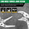 SK 5-Piece Locking Pliers Set, Long Nose & Curved Jaw