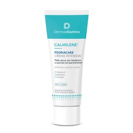 Dermovitamina Calmilene Psoriacare Crema Intensiva - Con Vitamina E e Ceramidi - Per la Pelle con Prurito, Arrossamento e Disquamazione - Con tendenza a Psoriasi e Ipercheratosi Cutanea - 50 ml