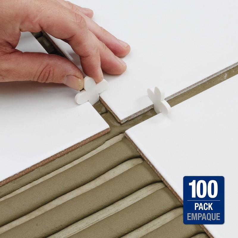 QEP 3/8" Traditional Flexible Tile Spacers (100-Pack)
